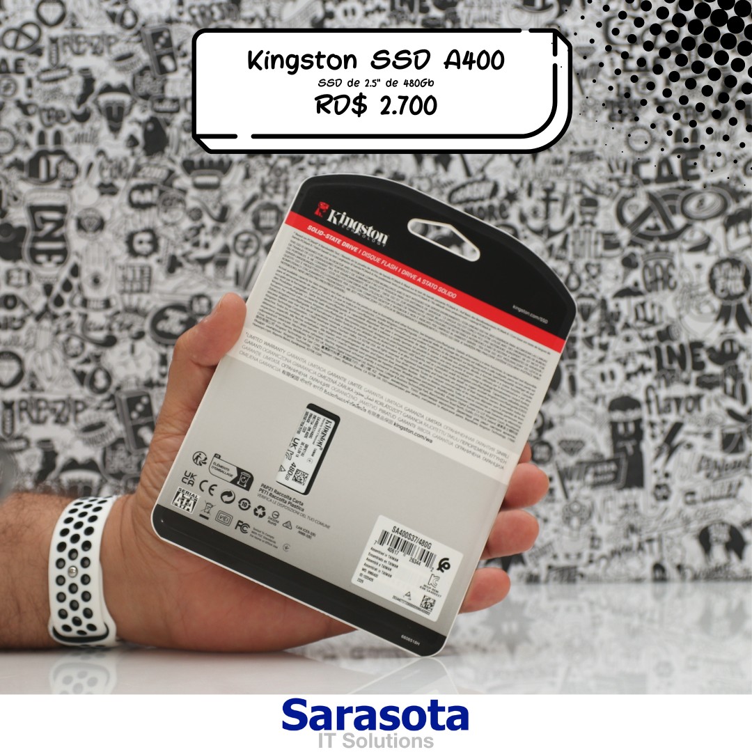 accesorios para electronica - SSD de 480Gb marca Kingston Serie A400 Garantia 12 meses 1