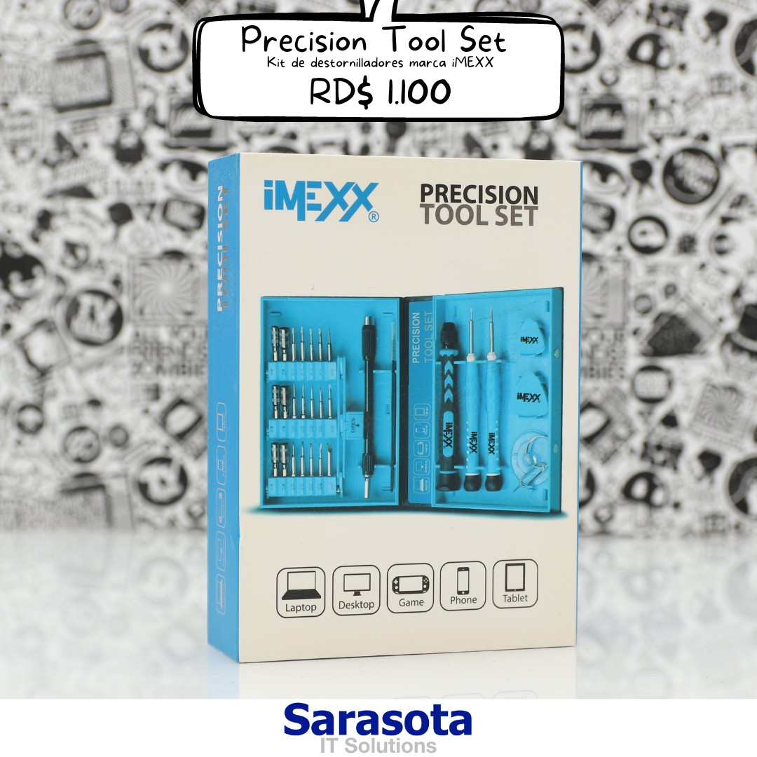 accesorios para electronica - Precision Tool Set Kit de destornilladores marca iMEXX