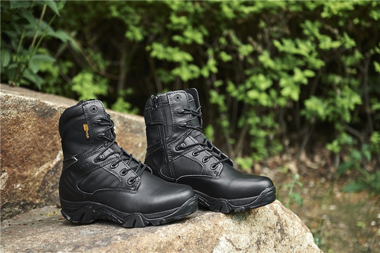 zapatos para hombre - Botas de Piel resistente Impermeable de Seguridad Trabajo 5