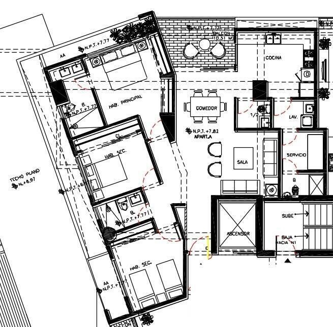 apartamentos - Proyecto residencial de una, dos y tres habitaciones en Los Rios 2