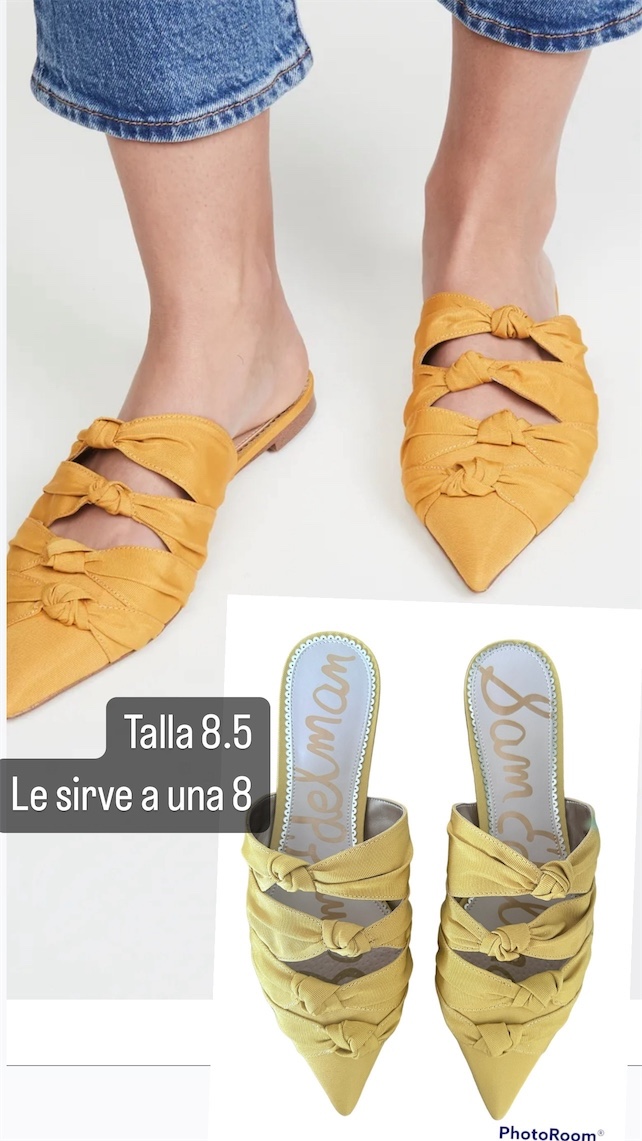 zapatos para mujer - Mules Sam Edelman de puntas 100 originales talla 8 