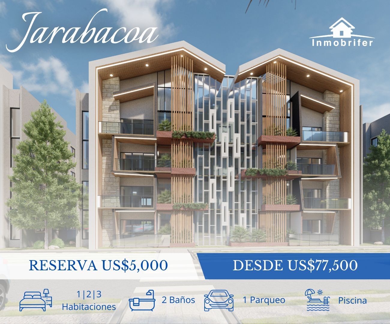 apartamentos - Apartamentos de venta en la ciudad de Jarabacoa 