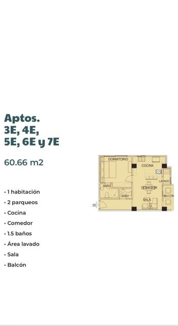 apartamentos - Apartamento en venta #23-2076 posee 1 dormitorio, 1,5 baños, piscina, balcón. 8