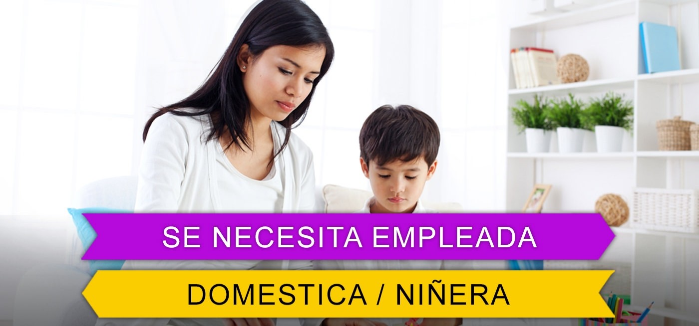 empleos disponibles - Niñera Domestica 