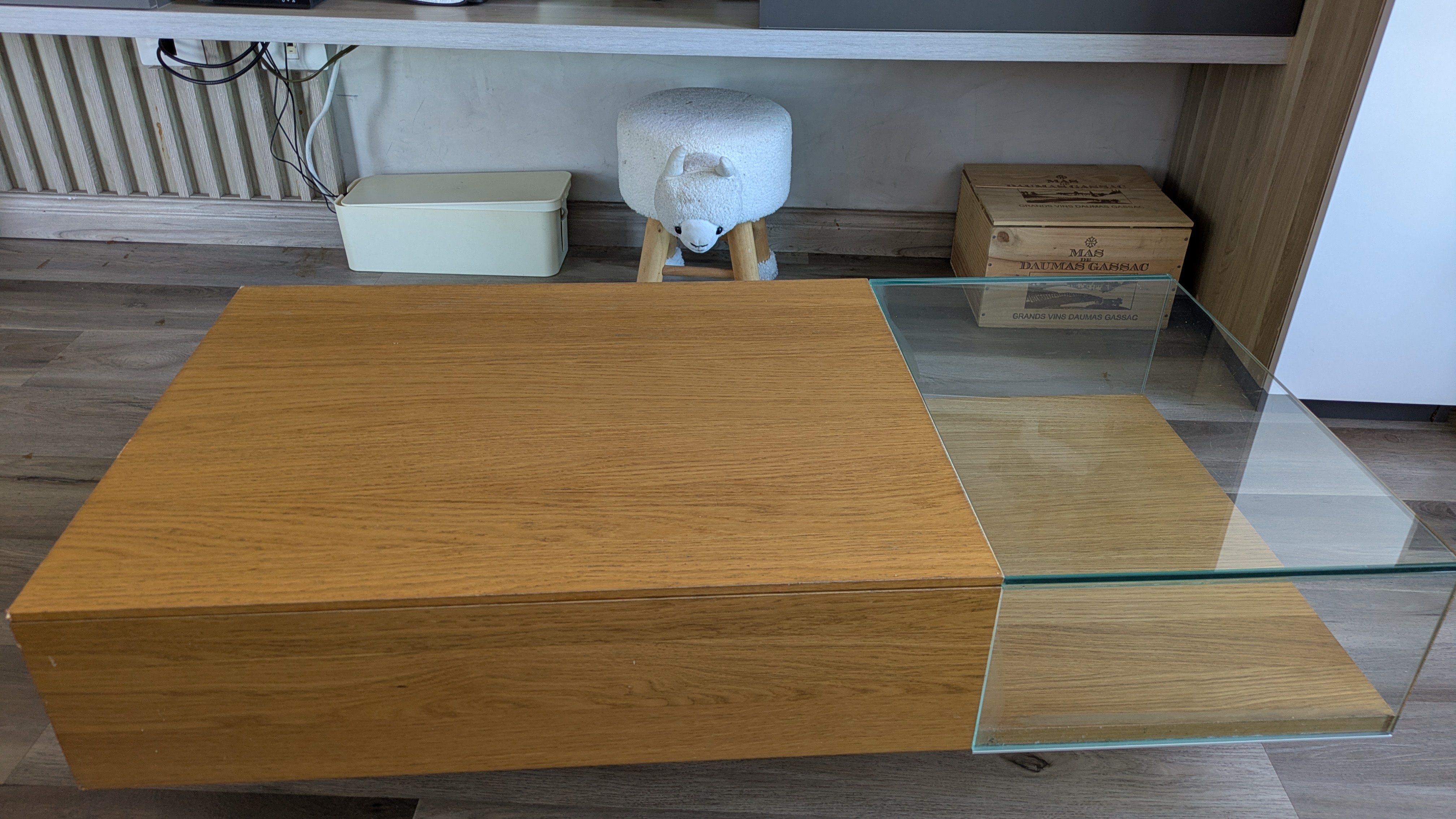 muebles y colchones - mesa baja Habitat akira 0