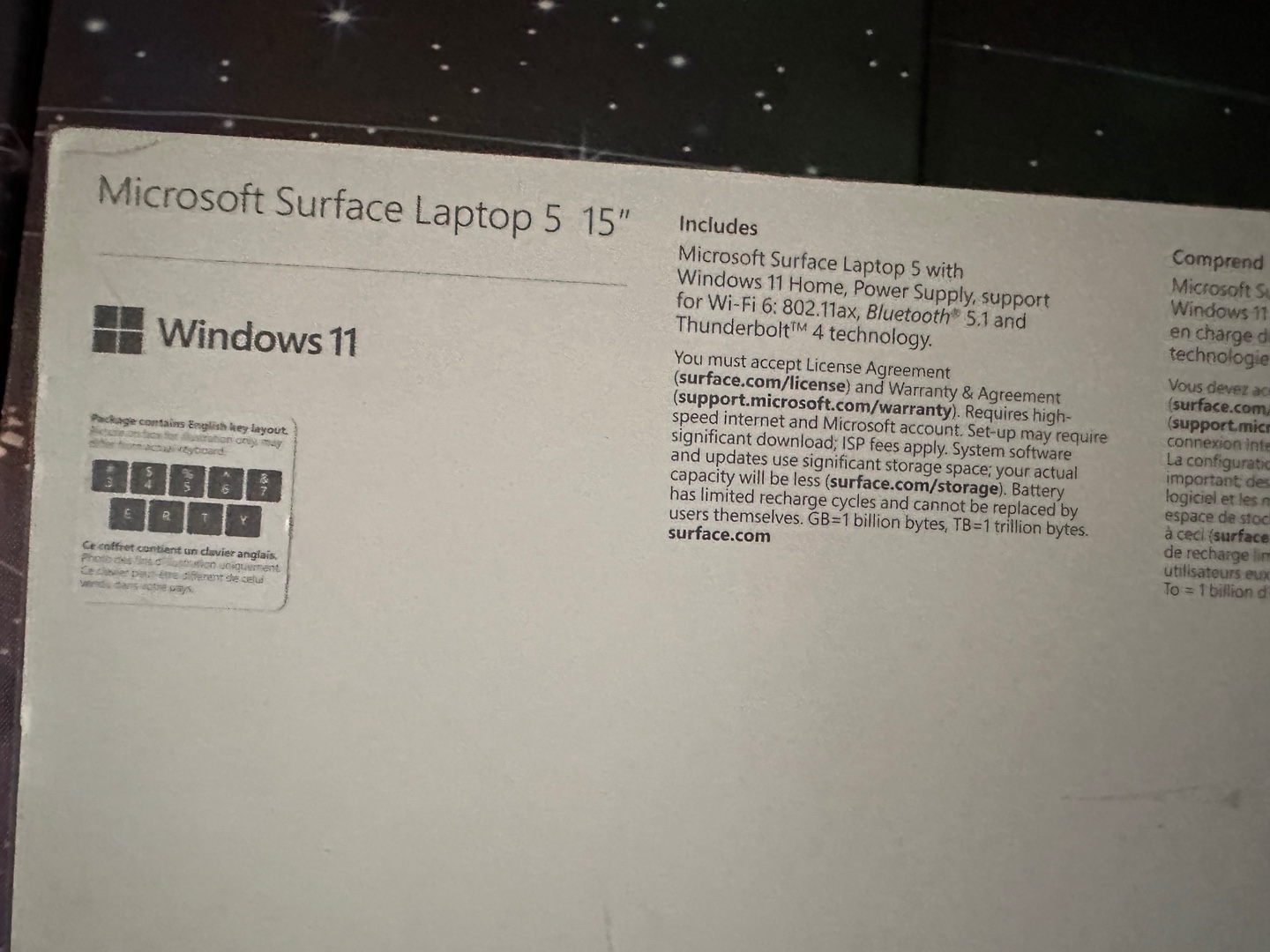 computadoras y laptops -  Microsoft Surface laptop 5 de 15 pulgadas y 512gb  1