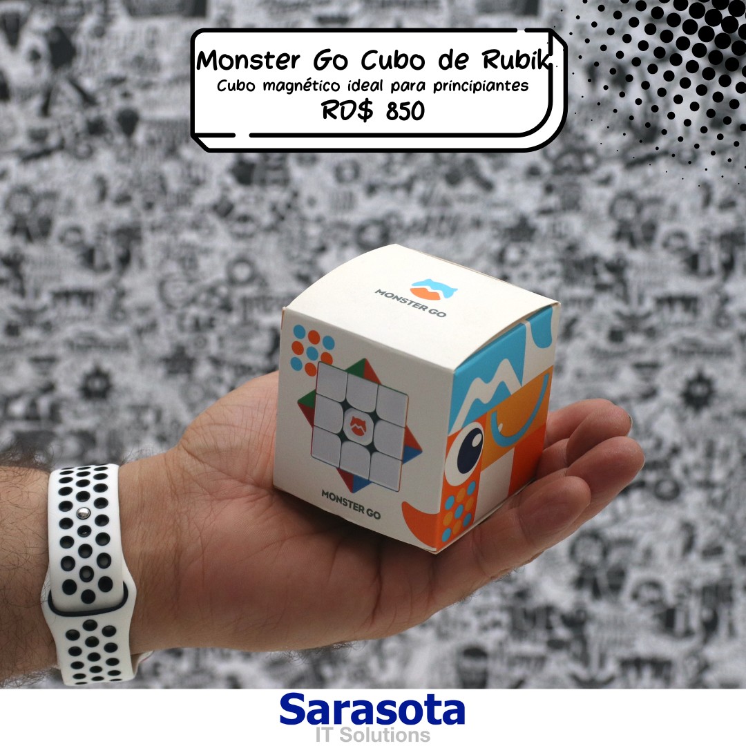 hobby y coleccion - Monster Go Cubo de Rubik 3x3 magnético para principiantes
