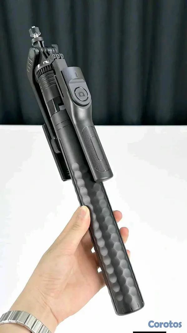 accesorios para electronica - Tripode para celular, palito selfie, soporte para celular con luces de relleno  4