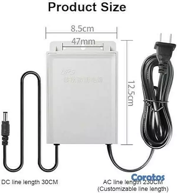otros electronicos - Mini UPS 12V 5