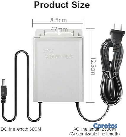 otros electronicos - Mini UPS 12V 5