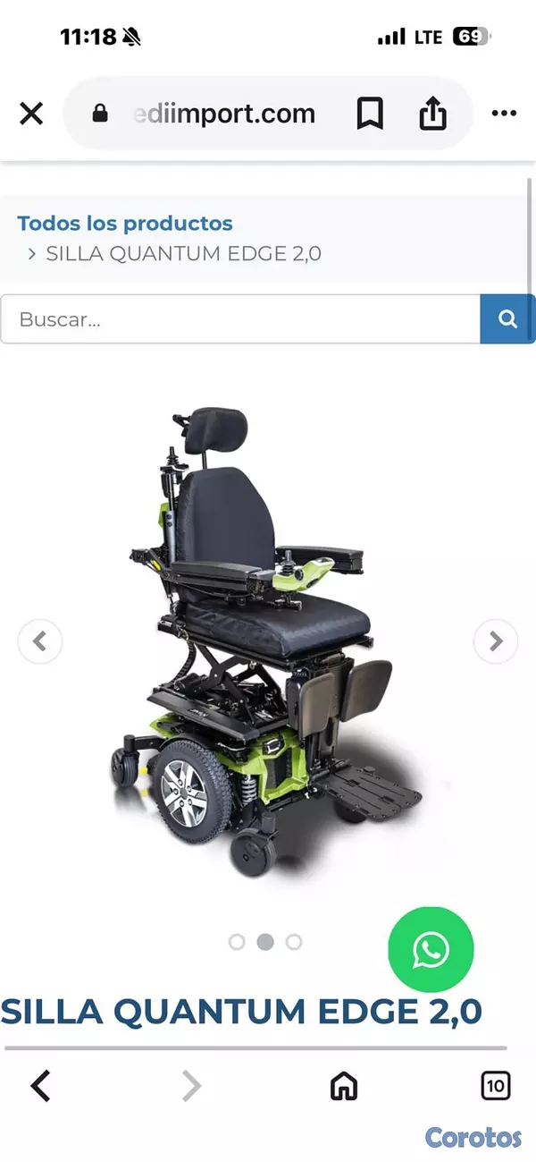 Salud y Equipamiento Médico - silla de ruedas nueva sin caja importada de los Estados Unidos.  5