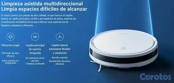 electrodomesticos - Xiaomi Robot Vacuum E10 Especialista en  limpieza  11