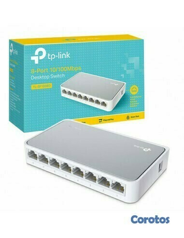 otros electronicos - Switch de escritorio TP-Link de 8 puertos  2