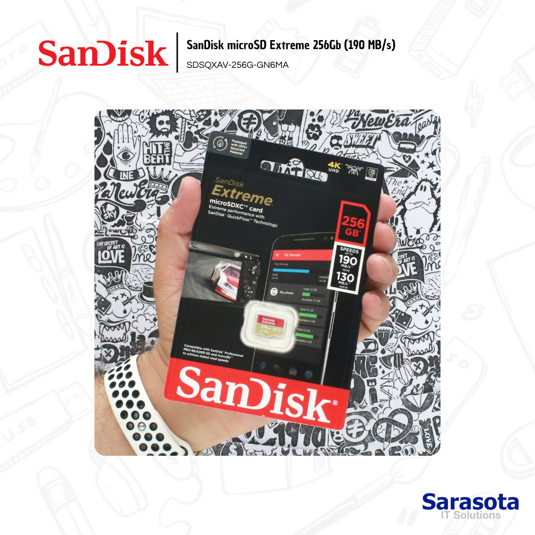 accesorios para electronica - MicroSD 256Gb SanDisk Extreme 190 MB/s 1