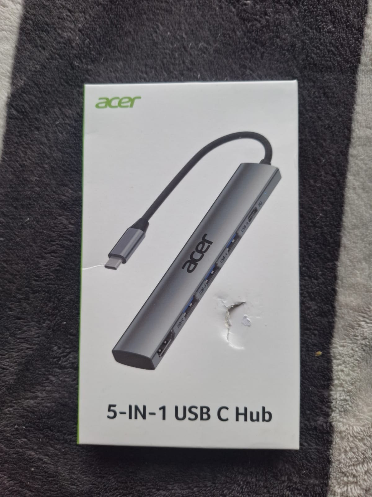 accesorios para electronica - 5-IN-1 USB C hub Acer 1