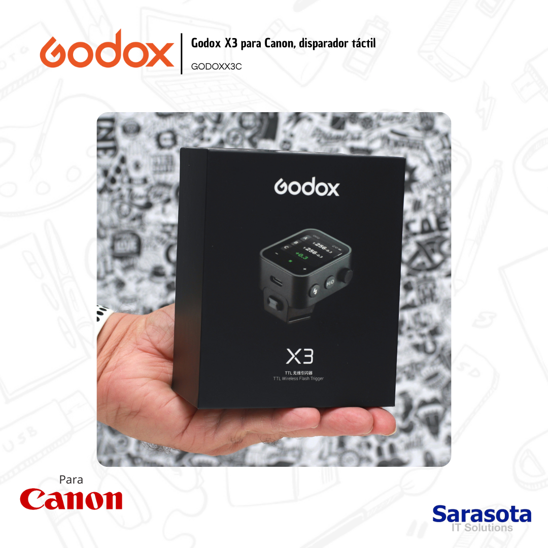 accesorios para electronica - Godox Disparador X3 para Canon Garantía 1 año  1