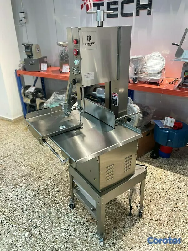equipos profesionales - Sierra sinfin cortadora de carne hueso industrial 3