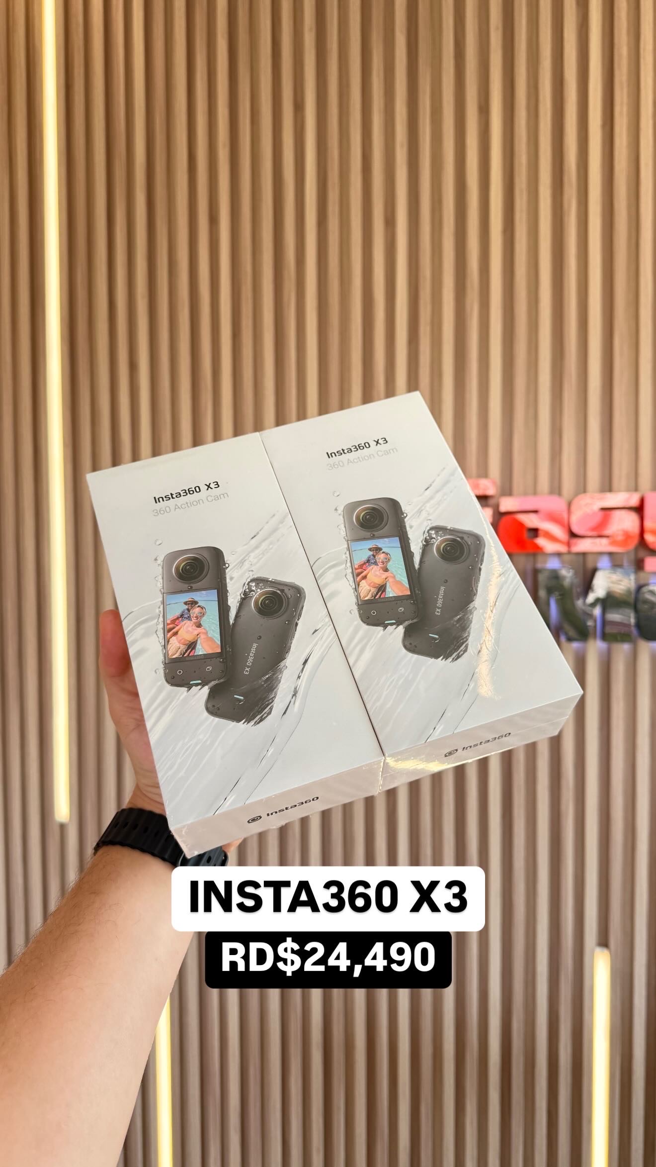 camaras y audio - INSTA 360 X3 SELLADA  0