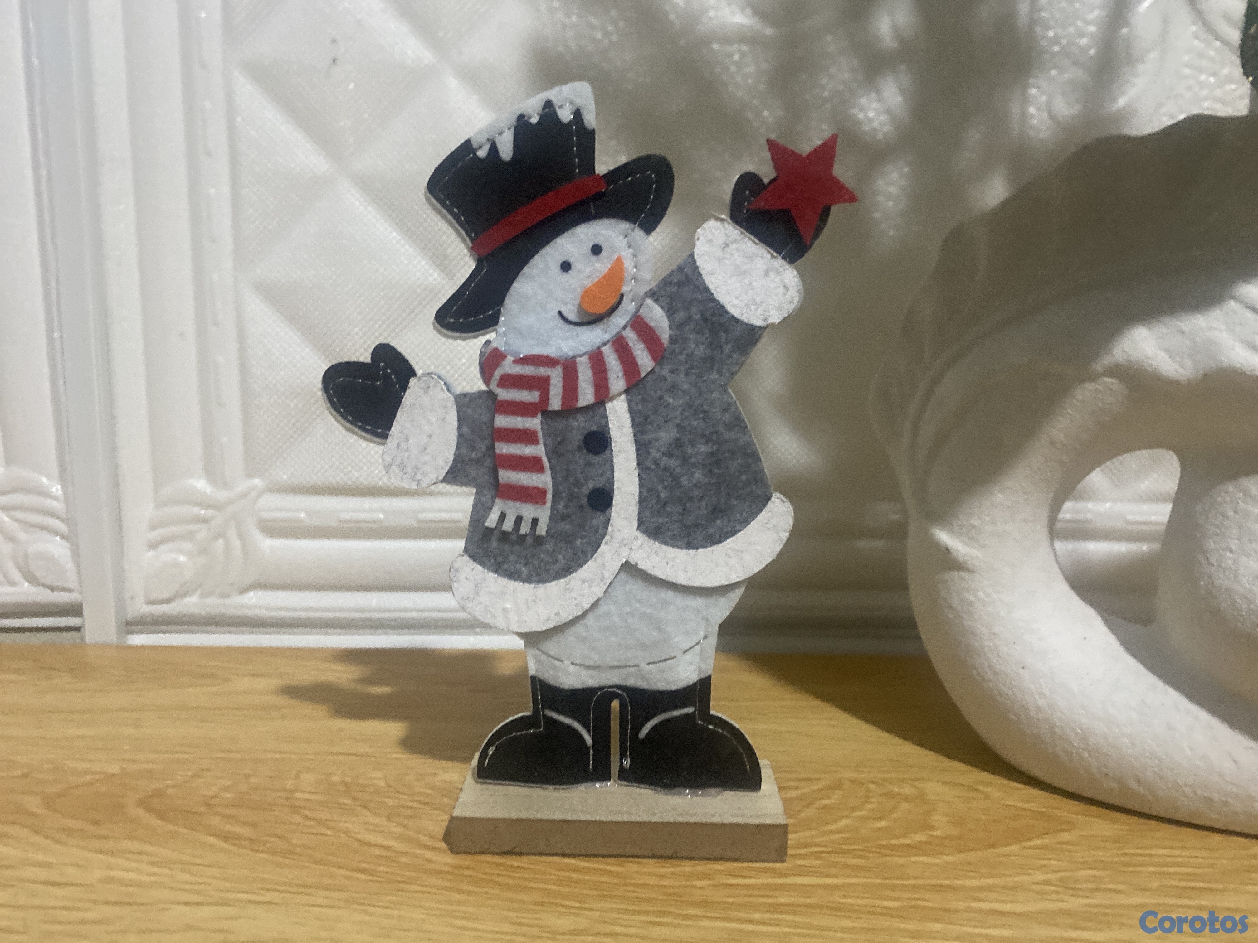 decoración y accesorios - Muñeco de nieve navideño  2