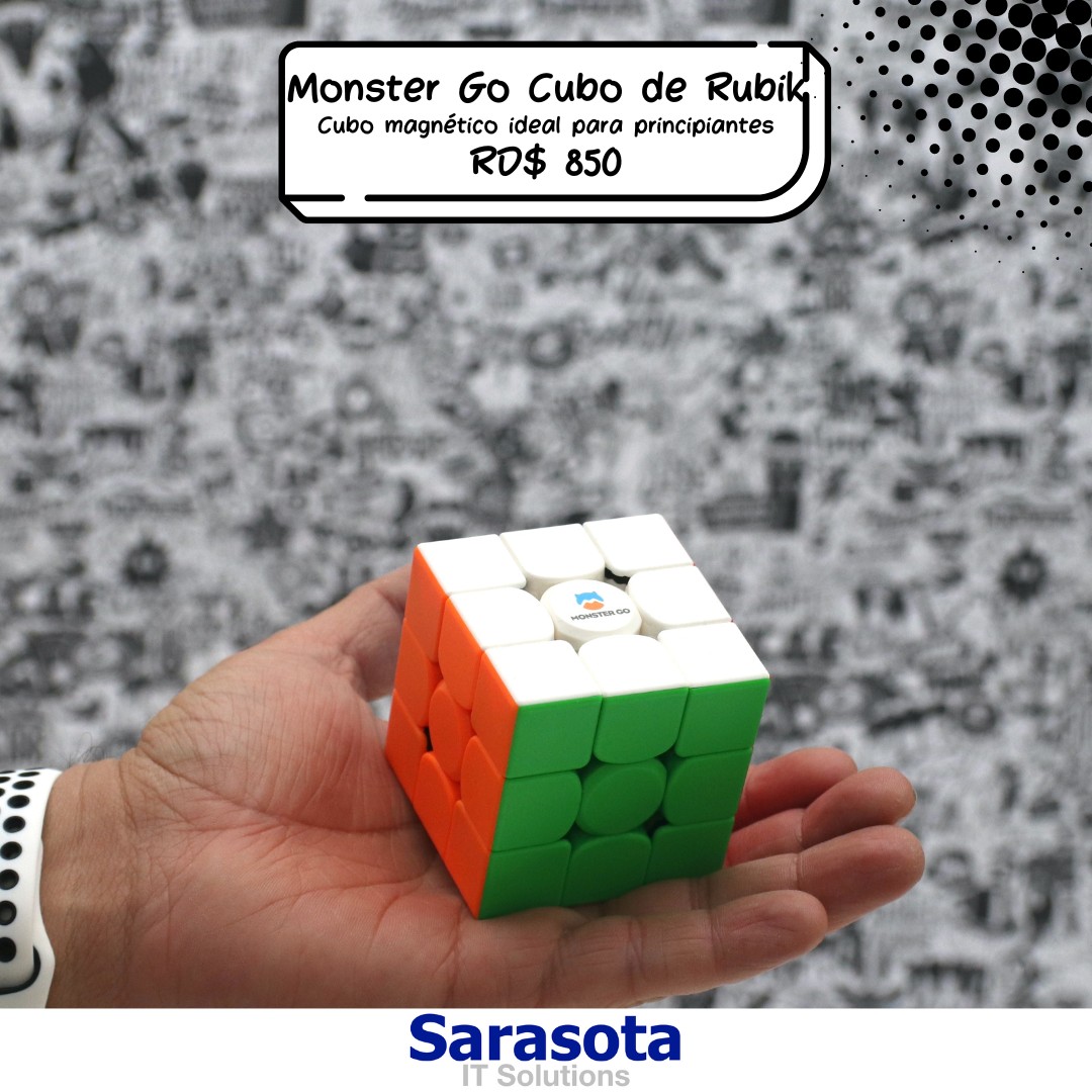 hobby y coleccion - Monster Go Cubo de Rubik 3x3 magnético para principiantes 1