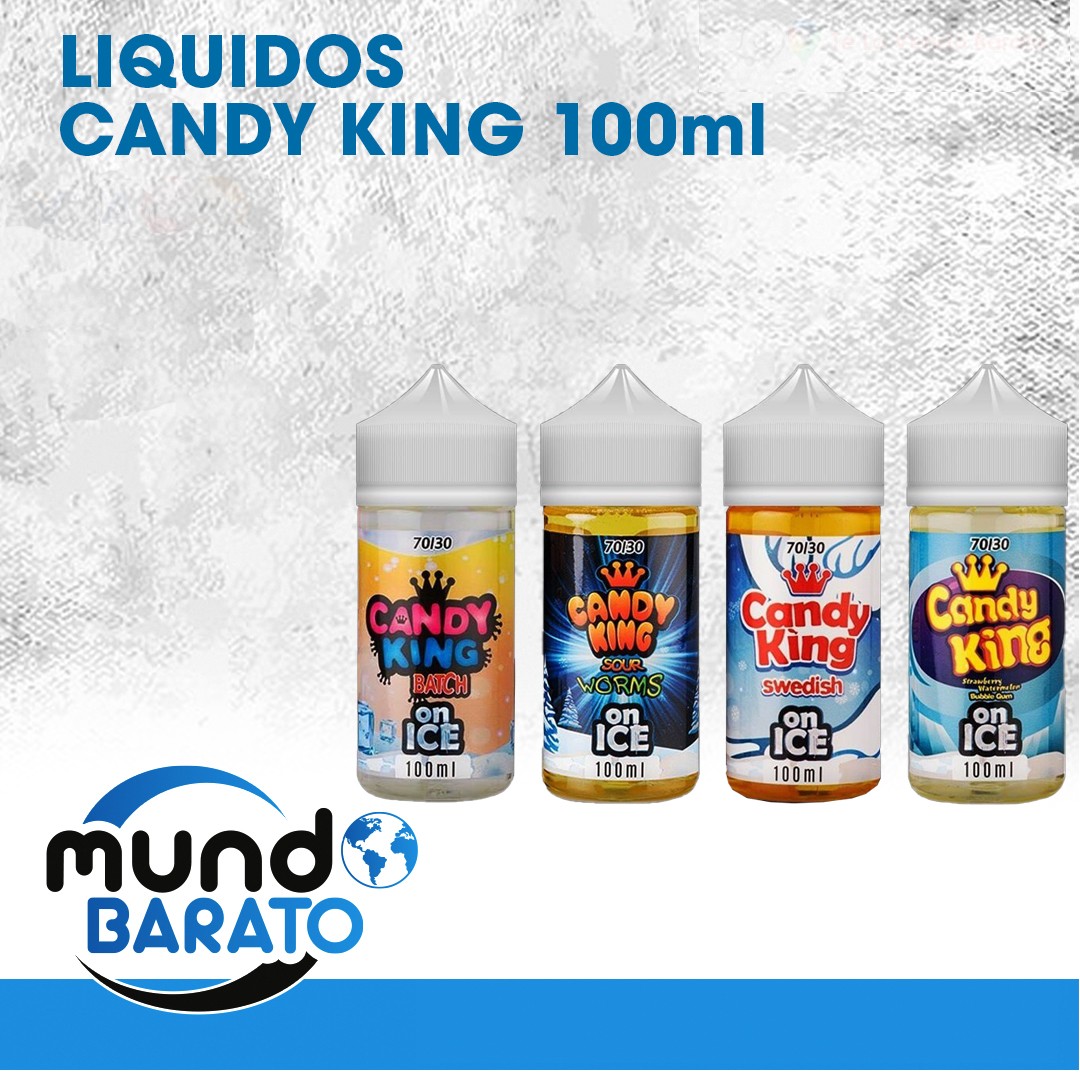 accesorios para electronica - Liquido Vape Candy King Sabores Surtidos 100ml Vaper 0