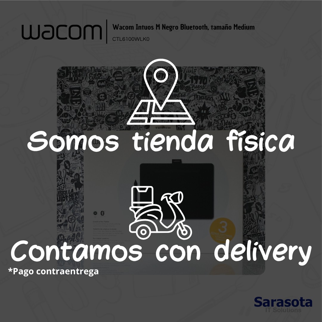 accesorios para electronica - Wacom Intuos M Bluetooth tableta gráfica 3