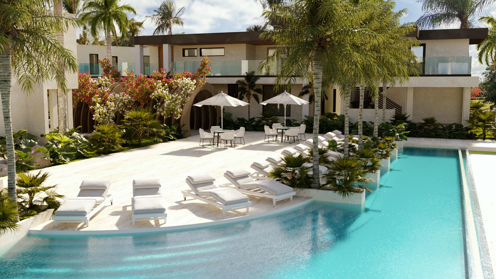 casas vacacionales y villas - VILLAS EN JUAN DOLIO-REPUBLICA DOMINICANA 9