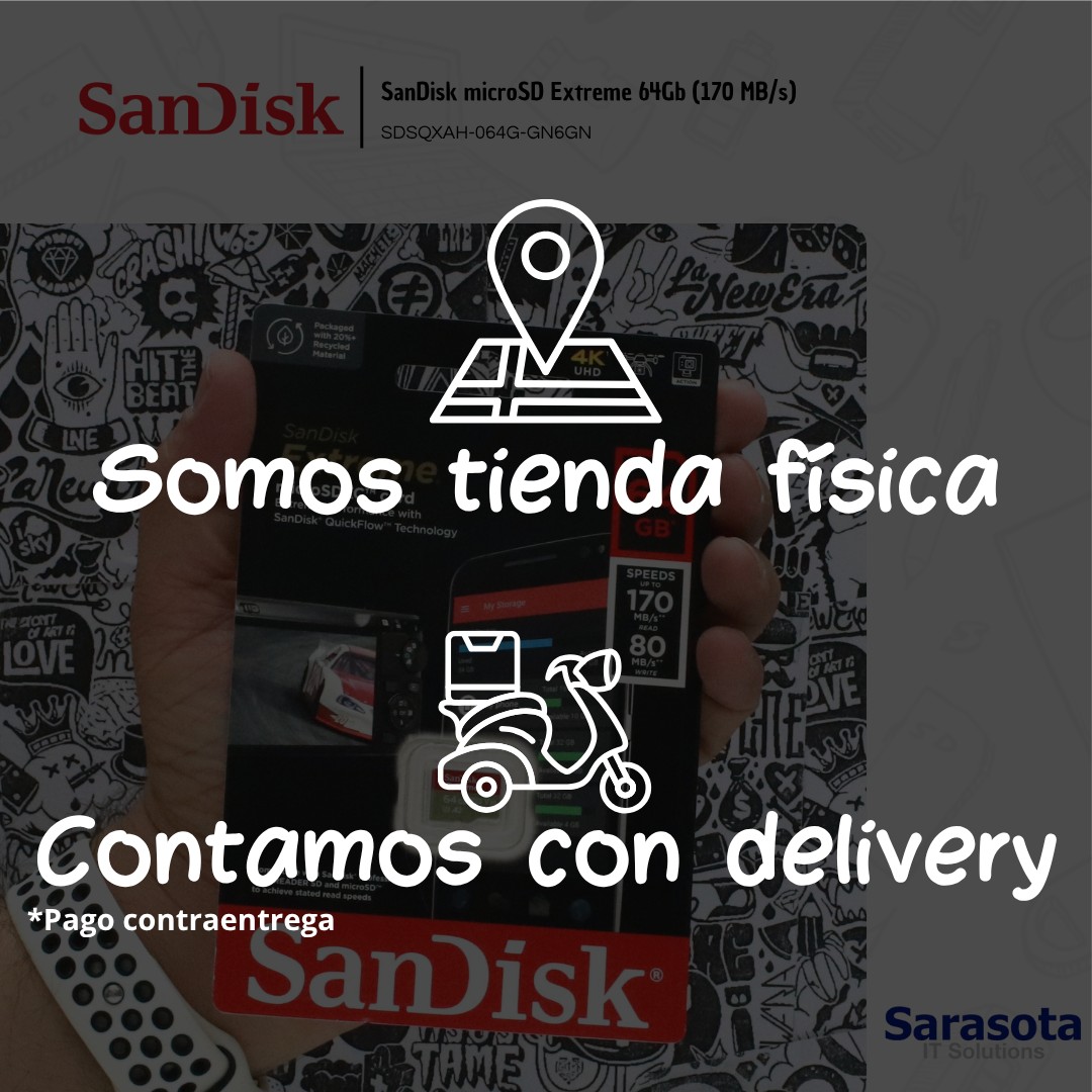 accesorios para electronica - SanDisk microSD Extreme 64Gb (170 MB/s) 3