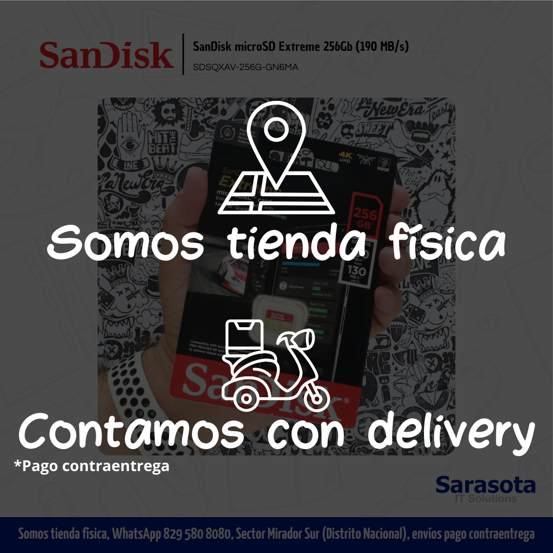accesorios para electronica - MicroSD 256Gb SanDisk Extreme 190 MB/s 2
