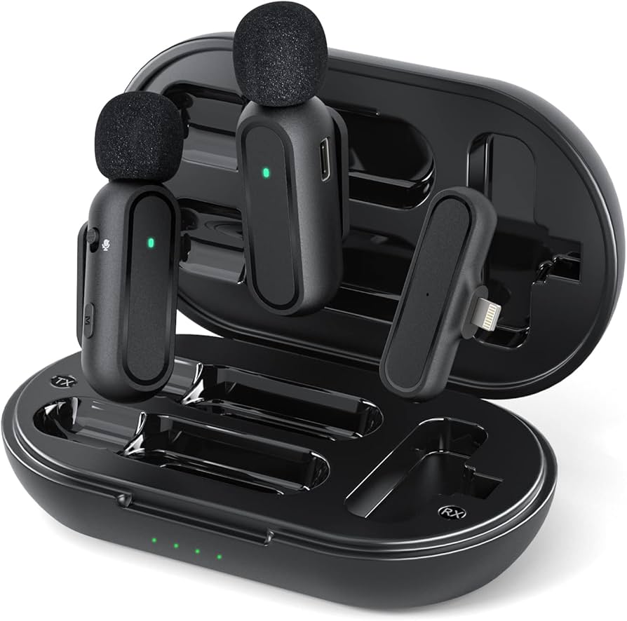 camaras y audio - Micrófono Inalámbrico Lavalier HCZ para iPhone – S 1