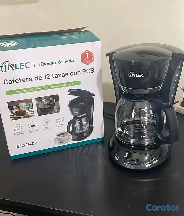Corotos | ☕🔥 Cafetera Eléctrica INLEC 12 Tazas por solo $2,390 🔥☕ ...