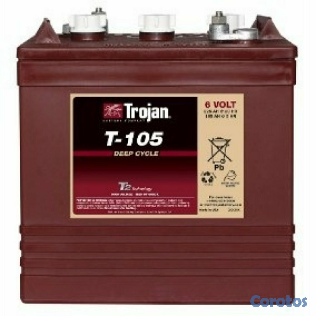 plantas e inversores - BATERÍAS TROJAN ROJAS  T-105 1