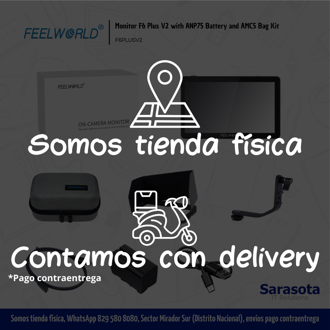 accesorios para electronica - Feelworld Monitor F6 Plus V2 con batería ANP75 1