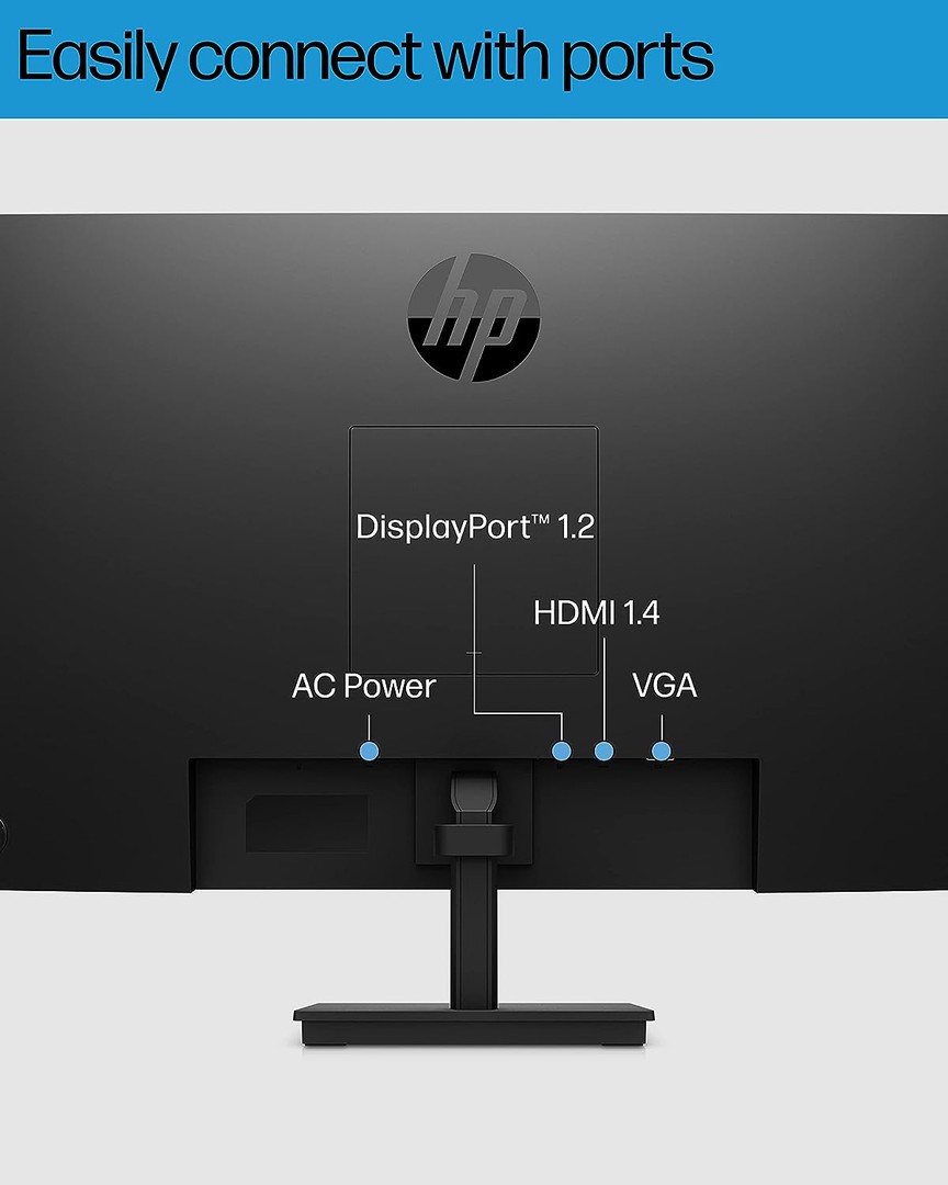 computadoras y laptops - Monitor HP de 27 Pulgadas  FullHD 1920x1080IPS - de 75 Hz altavoces duales 4