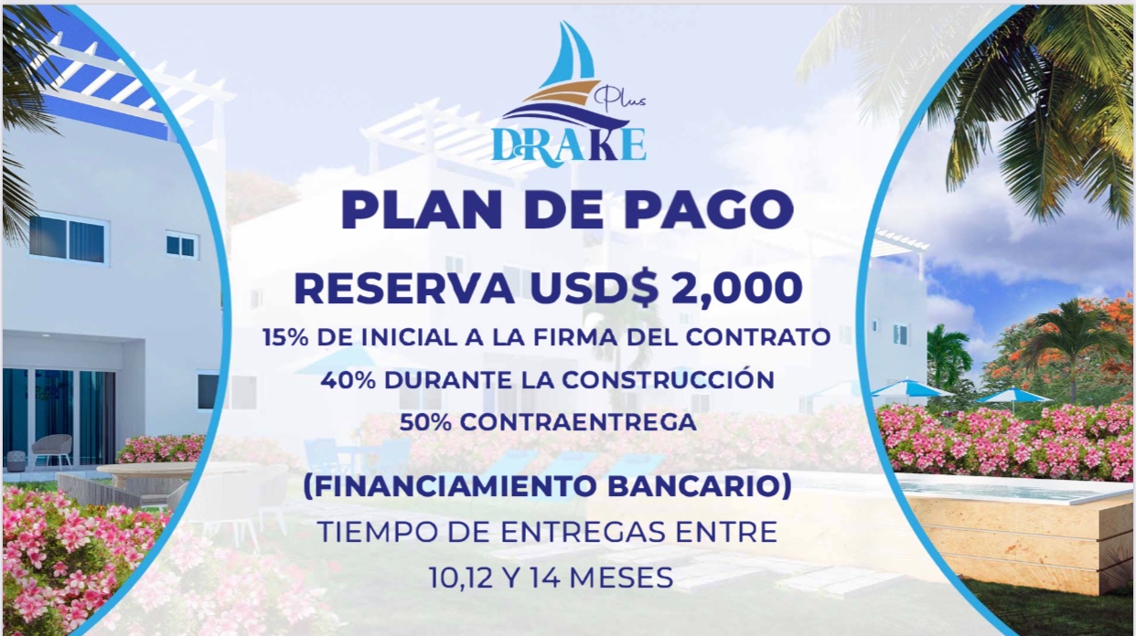casas vacacionales y villas - Venta de Villa en punta cana zona turística cerca de playa  5