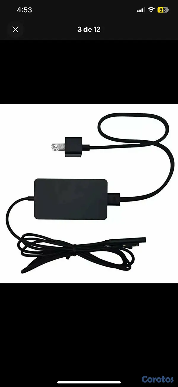 otros electronicos - Laptop Charger 65W Adapter Compatible for Microsoft Surface Pro 9/8/X/7/6/5/4/3 3