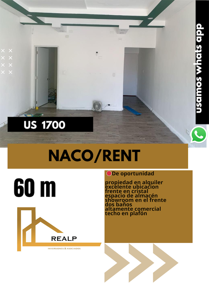 oficinas y locales comerciales - Local en Naco primer nivel 0