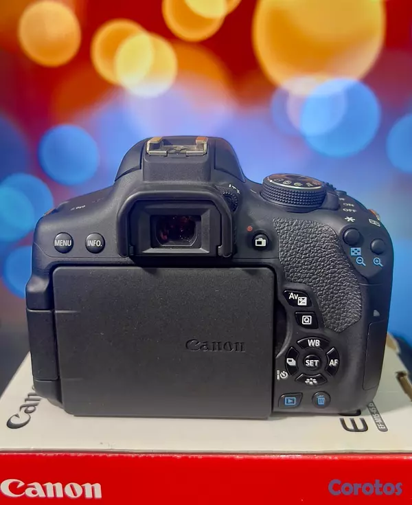 camaras y audio - Camara Canon T6i Wifi Con Pantalla Touch  4