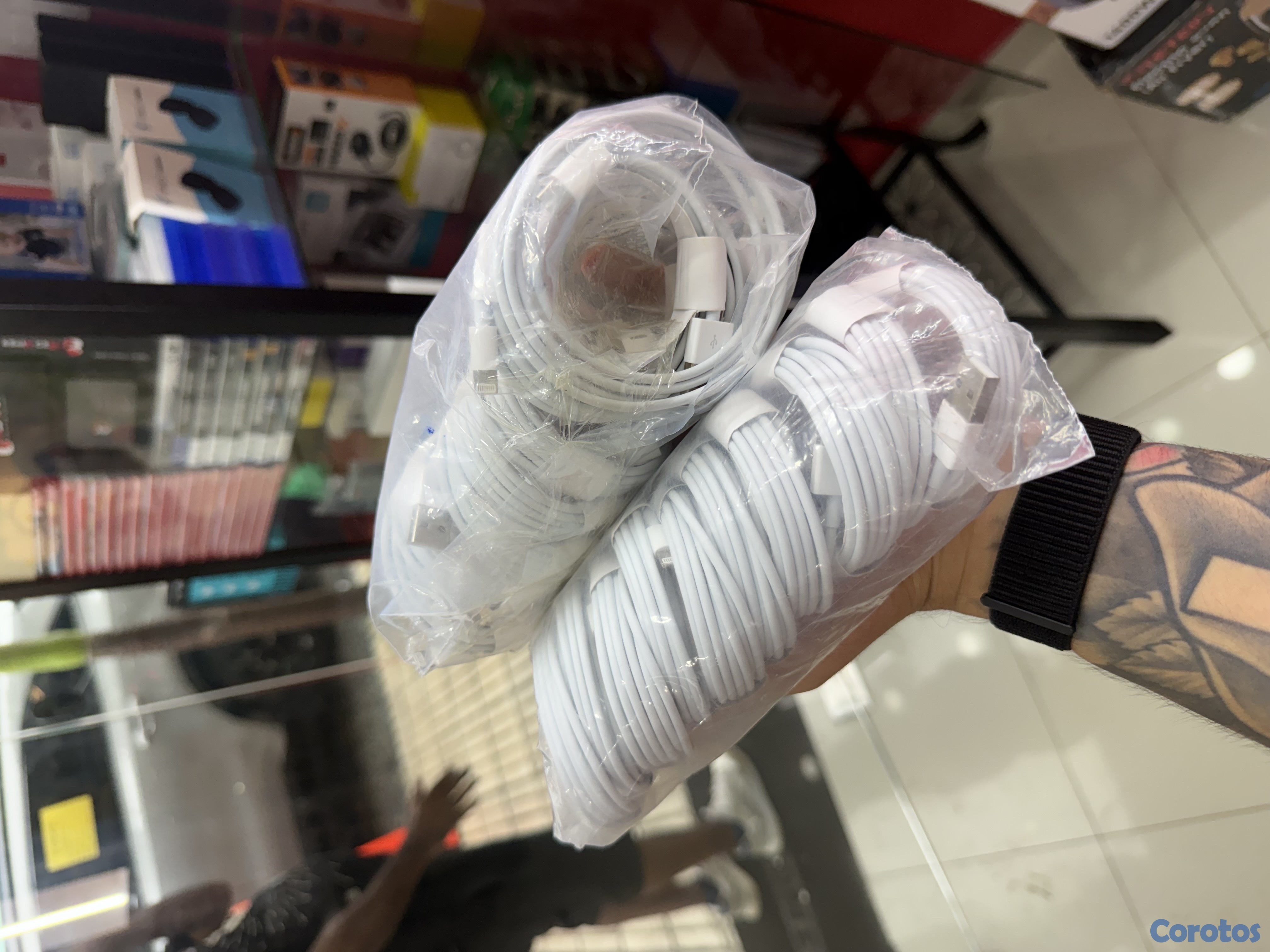 otros electronicos - Cables IPhone USB  1