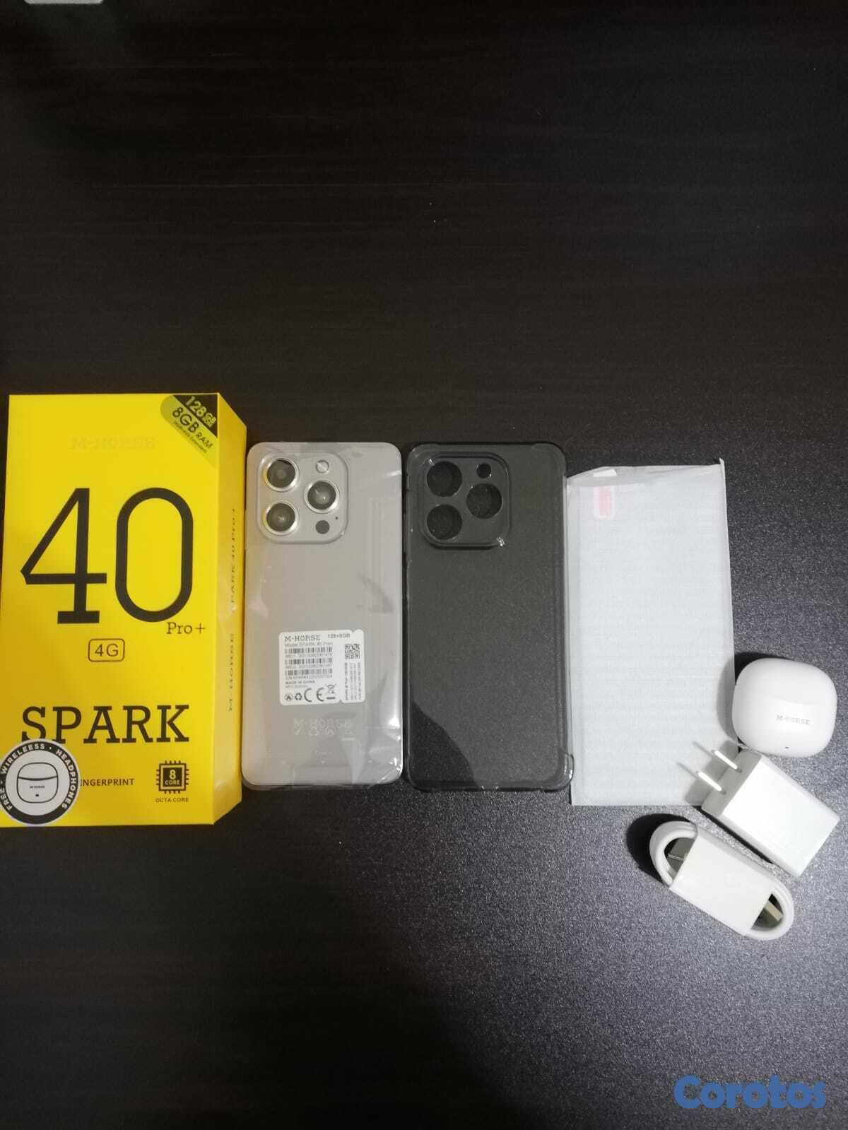 celulares y tabletas - TELEFONO M-HORSE SPARK 40 PRO+ 128+8 GB 4