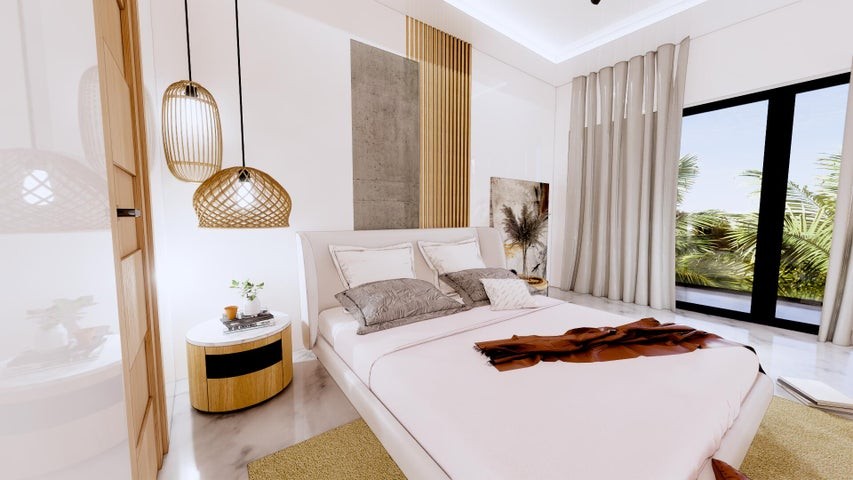 apartamentos - Proyecto en venta Punta Cana  #24-1092 dos dormitorios, parqueo, seguridad.
 3