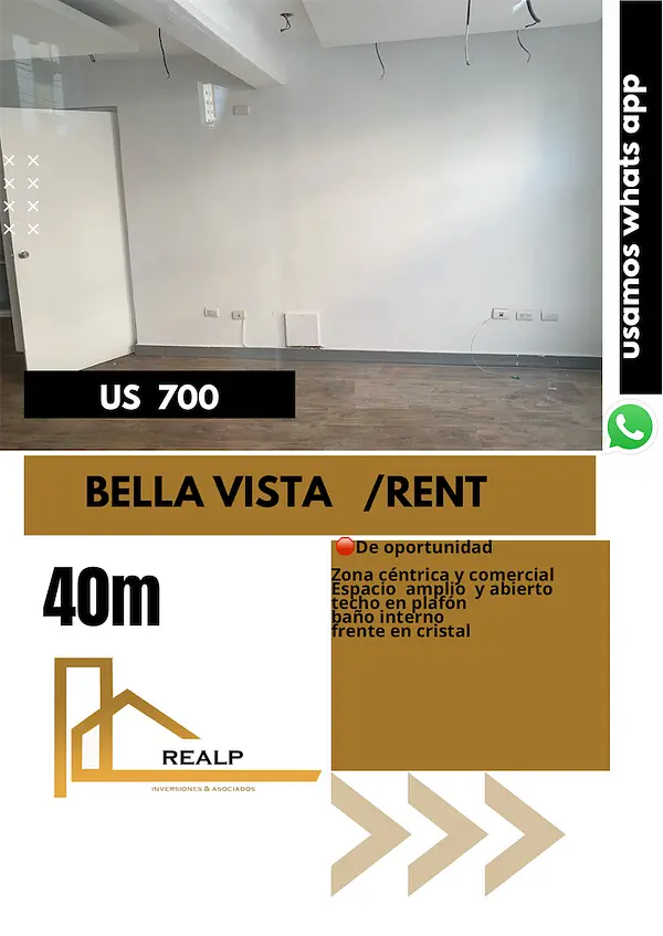 oficinas y locales comerciales - Local en primer nivel Bella vista  1