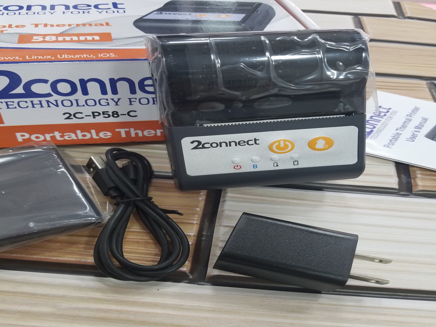 impresoras y scanners - Impresora termica bluetooth y USB de 58mm 2 connect  1
