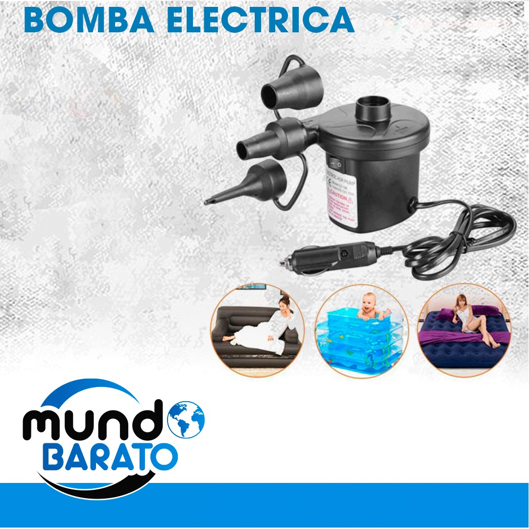 electrodomesticos - Bomba de aire eléctrica portátil recargable para colchon inflable etc llenadora 