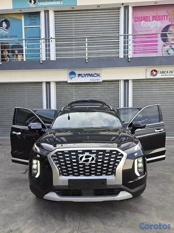 jeepetas y camionetas - HYUNDAI PALISADE 2019 NEGRO GASOLINA 12