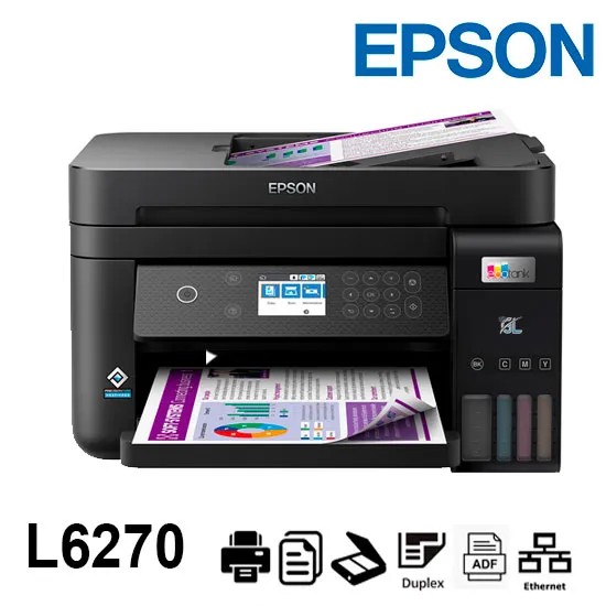 impresoras y scanners - MULTIFUNCIO EPSON  ECOTANK L6270 BOTELLA DE TINTA DE FABRICA ,PRINTER,COPIA,SCAN 1