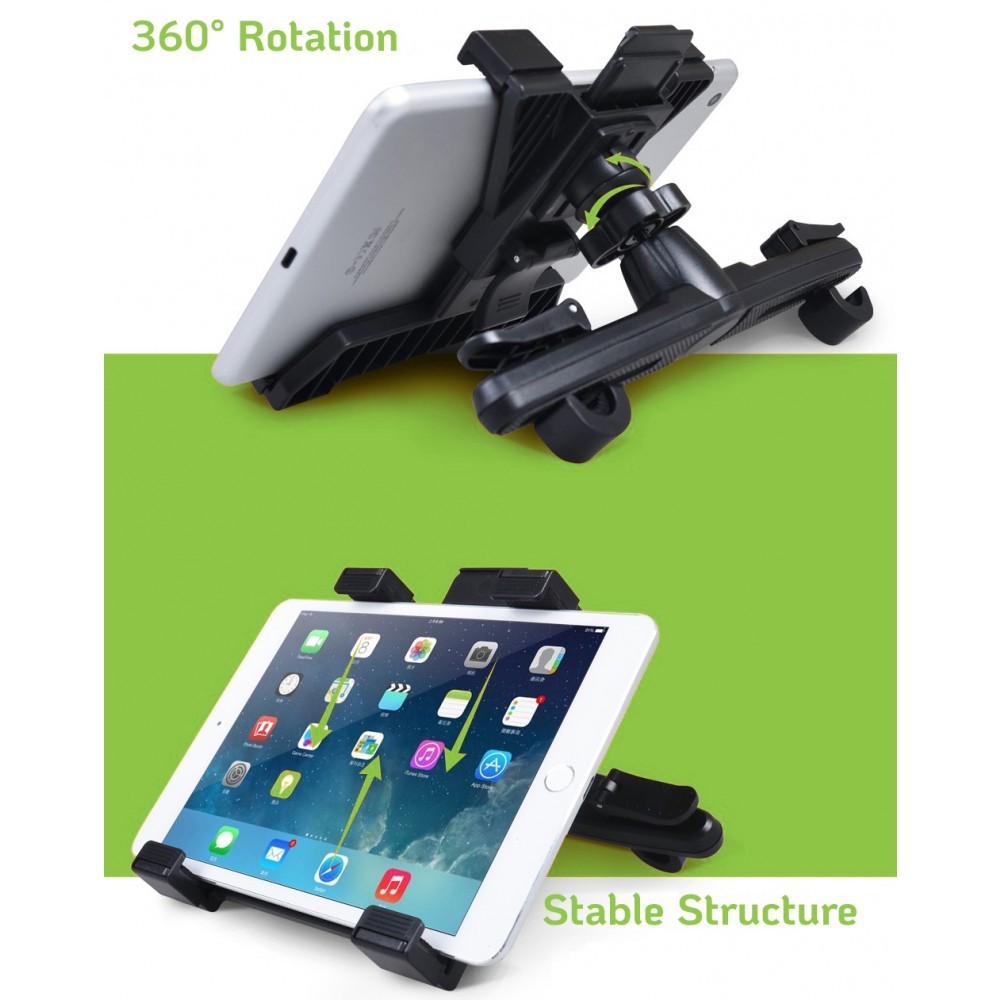 accesorios para electronica - Sujetador de tablet para asiento de carro, soporte de tablet 4