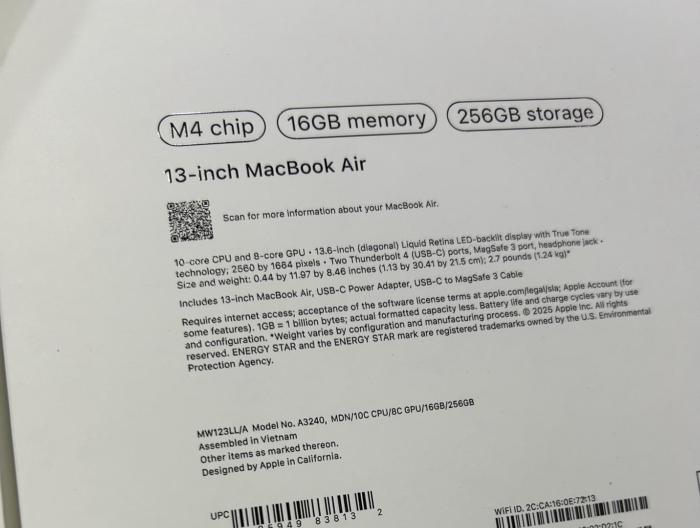 computadoras y laptops - MACBOOK AIR M4 2025 256GB 16GB RAM SELLADAS OFERTA‼️ 1