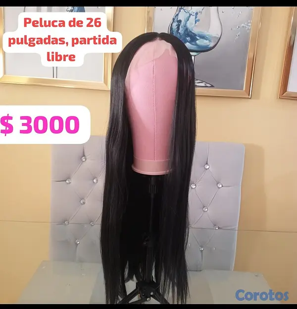 joyas, relojes y accesorios - Pelucas semi natural ( envío a todo el país  5