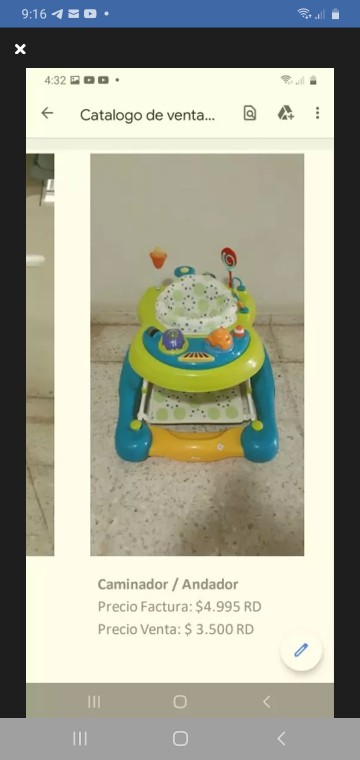 coches y sillas - Caminador para bebé como nuevo